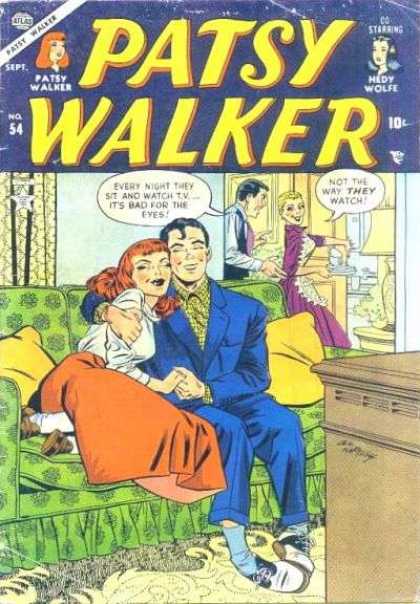 Patsy Walker 54 - Teens - Man - Woman - Sofa - Lamp