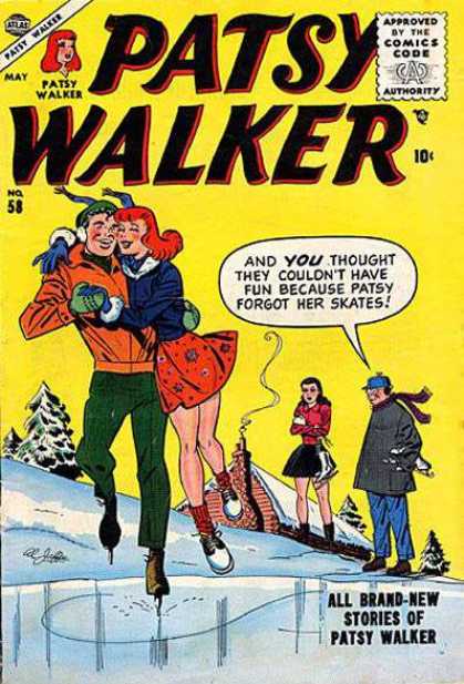 Patsy Walker 58 - Skates - Forgot - Ice - Snow - Stories