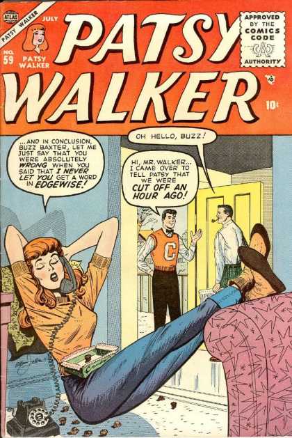 Patsy Walker 59 - Buzz Baxter - Telephone - Father - Chocolates - Front Door