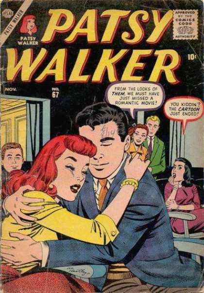 Patsy Walker 67 - Redhead - Speech Bubble - Bracelet - 10 Cents - Comics Code Authority