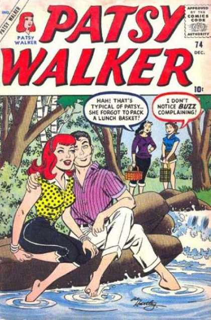 Patsy Walker 74 - Women - Man - Couple - Trees - Water