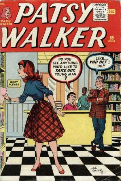 Patsy Walker 89 - Library - Quiet Please - Like You Bet I Do - Do You See Anything Youd Like To Take Out - Books