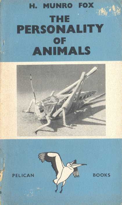 Pelican Books - 1943: The Personality of Animals (H.Munro Fox)