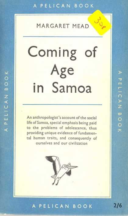 Pelican Books - 1954: Coming of Age in Samoa (Margaret Mead)