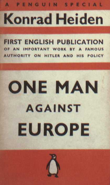 Penguin Books - One Man Against Europe