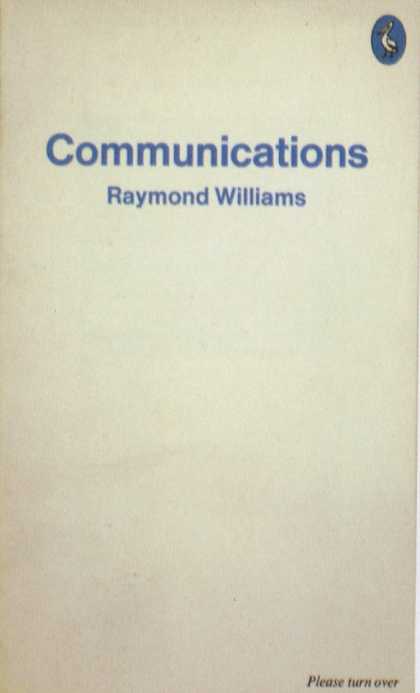 Penguin Books - Raymond Williams: Communications