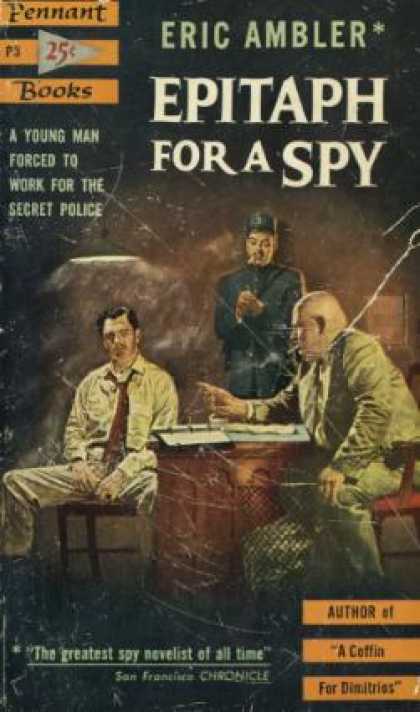 Pennant Books - Epitaph for a Spy - Eric Ambler