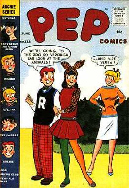 Pep Comics 133 - Archie - Veronica - Betty - Animal Print - Blonde