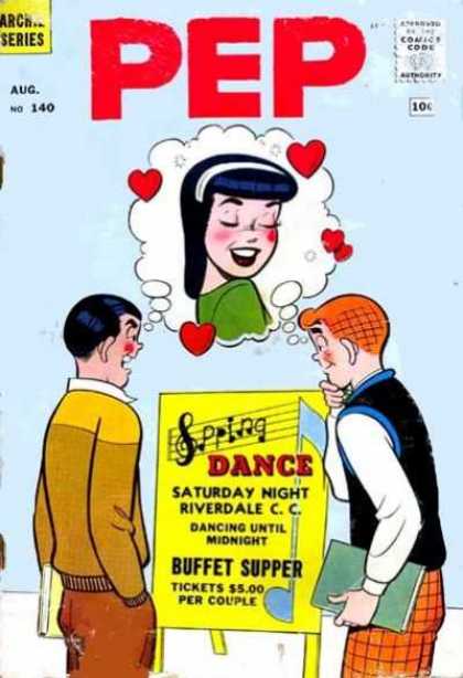Pep Comics 140 - Spring - Dance - Saturday Night - Riverdale - Buffet Supper