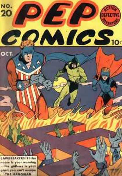 Pep Comics 20 - 20 - No 20 - Oct - Cape