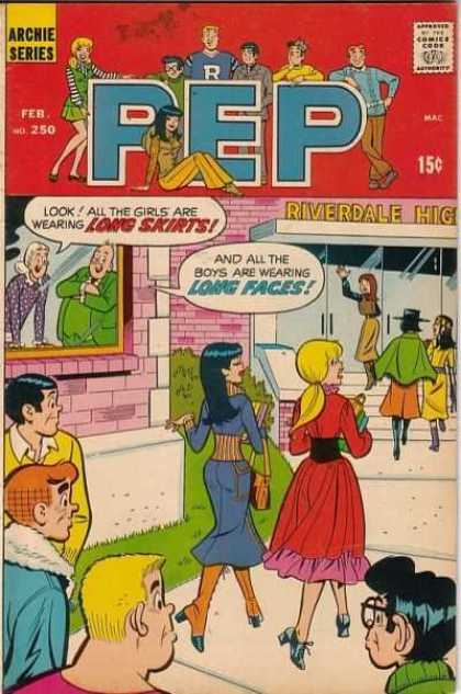 Pep Comics 250 - Veronica - Betty - Archie - Reggie - High School
