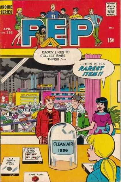 Pep Comics 252 - Archie Series - Daddy - Rare Things - Clean Air - 1936