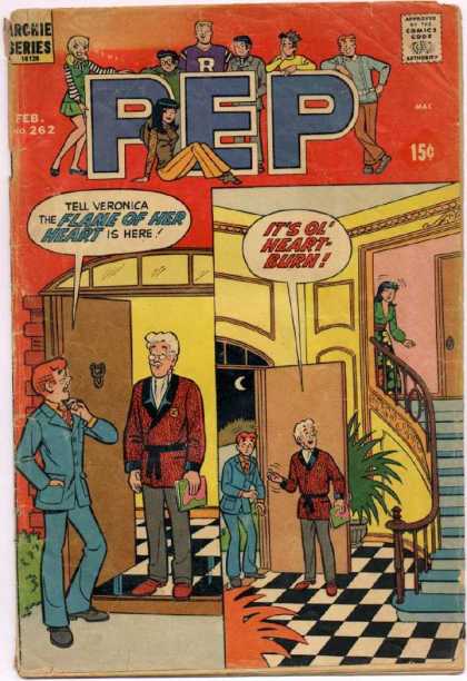 Pep Comics 262 - Archie - Veronica - Flame - Here - Heartburn