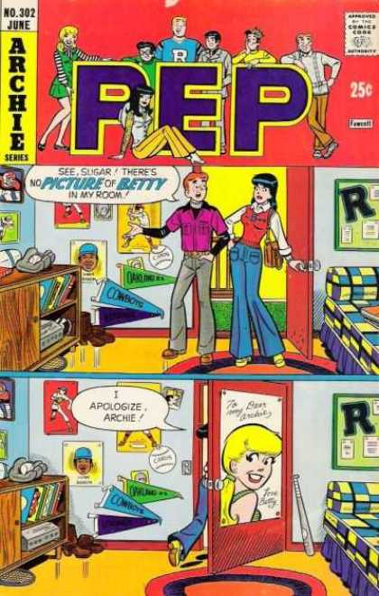 Pep Comics 302 - Picture Of Betty - Baseball Glove - Archie - Books - Door