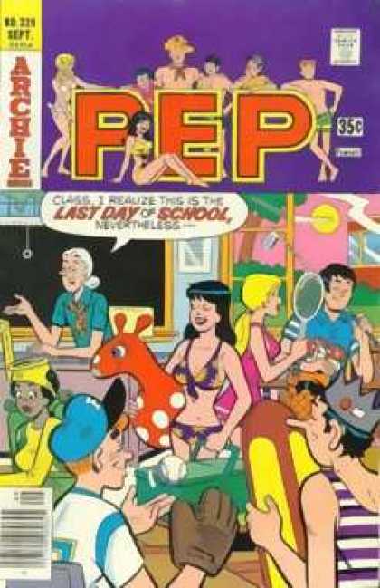 Pep Comics 329 - Archie - Tennis - School - Teacher - Baseball