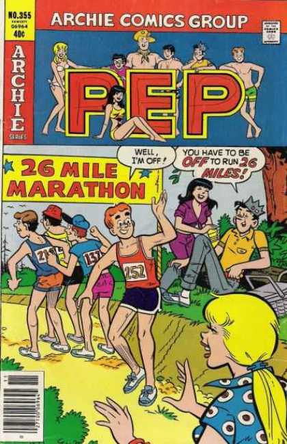 Pep Comics 355 - Archie - Betty - Veronica - Jughead - Marathon