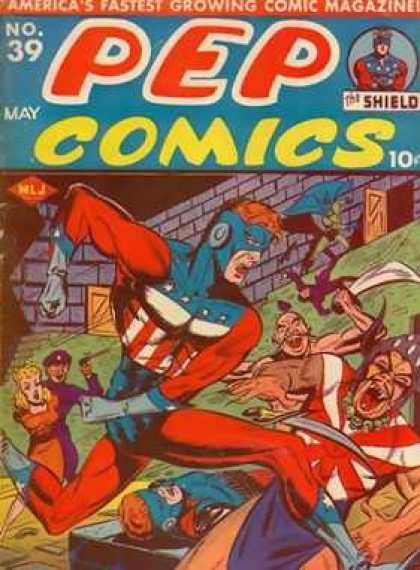 Pep Comics 39 - American Colors - No 39 - May - The Shield - Fortress