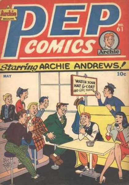 Pep Comics 61 - Archie Andrews - Watch Your Hat U0026 Coat - May - No 61 - 10c