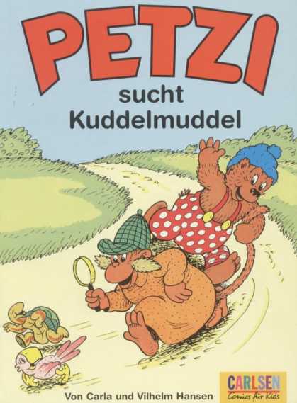 Petzi 14 - Bear - Monkey - Carlsen - Turtle - Running