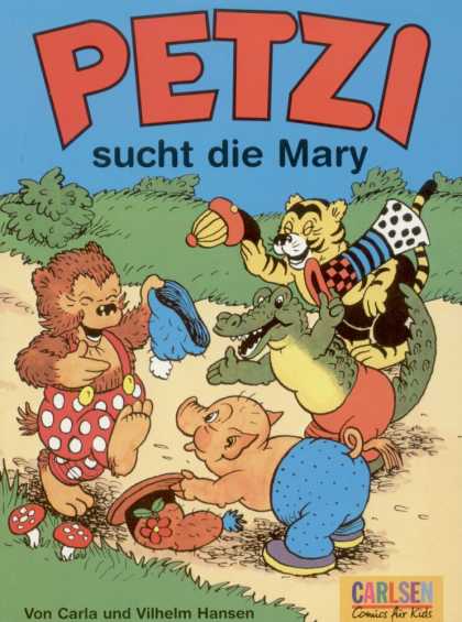 Petzi 25 - Sucht Die Mary - Bear - Pig - Tiger - Hats