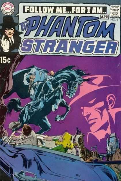 Phantom Stranger 6 - Follow Me - Mask - Black Hat - Blond Woman - Black Horse - Neal Adams