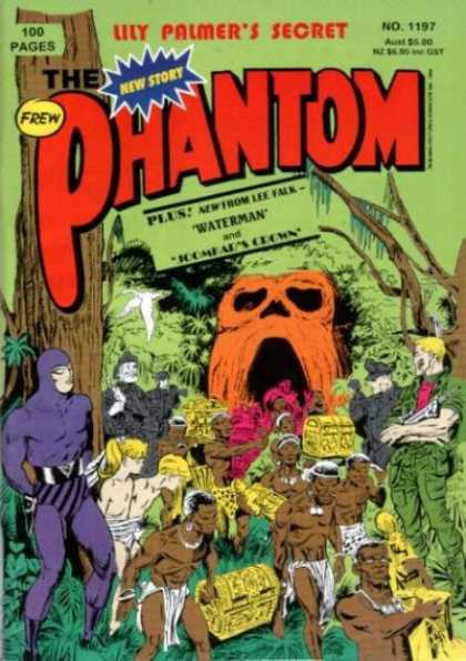 Phantom 1197 - Lily Palmers Secret - Slave Tribe Moving Gold - Skull Cavern - Kids Tied Up - New From Lee Falk