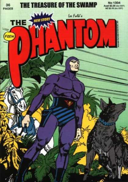 Phantom 1304 - Horse - Jungle - Lee Falls - No 1304 - Man In Purple Outfit - Jim Shepherd