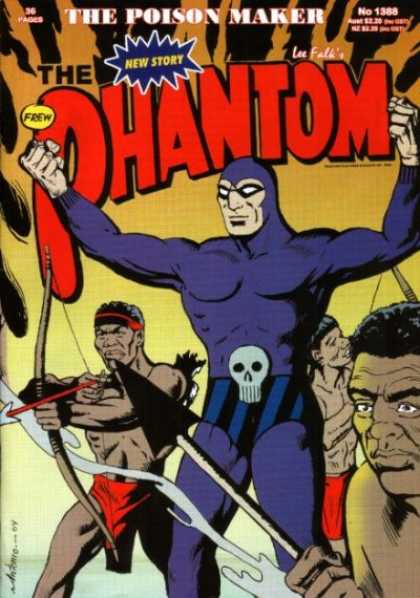 Phantom 1388 - The Poison Maker - African Warriors - Lee Falks Comics - The Man With The Skull Utility Belt - The Purple Hero Of Africa