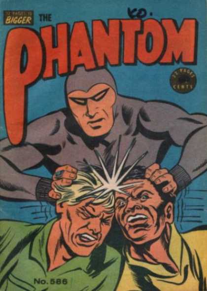 Phantom 586 - Adventure - Knocking Heads - Silver Age - Comic Strip Characters - Mask
