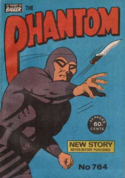 Phantom 764 - 32 Pages Is Bigger - Knife - Costume - Superhero - Never Before Published