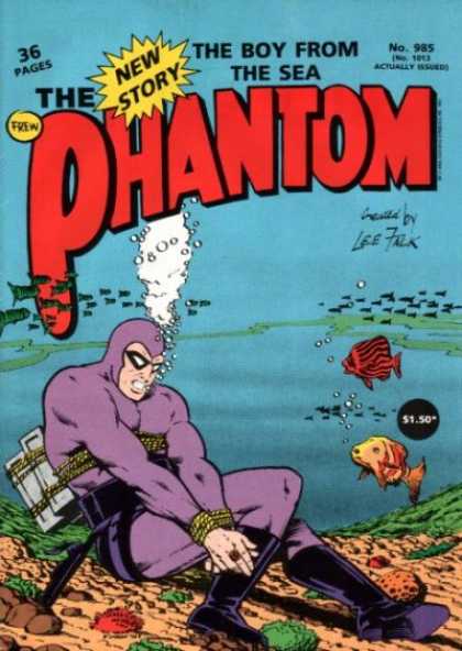 Phantom 985 - Underwater - Fish - Rope - Bubbles - Mask