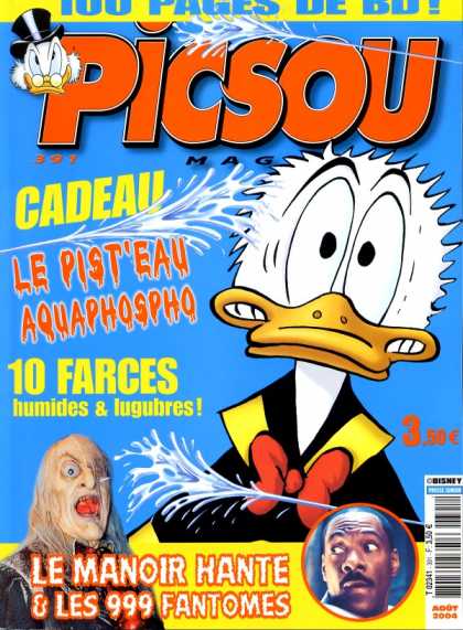 Picsou Magazine 10 - Cadeau - Donald Duck - Monster - Eddie Murphy - Bowtie