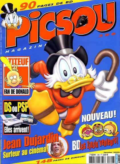 Picsou Magazine 15 - 90 Pages De Bd - Scroudge - Jean Dujardin - Nouveau - Elles Arrivent