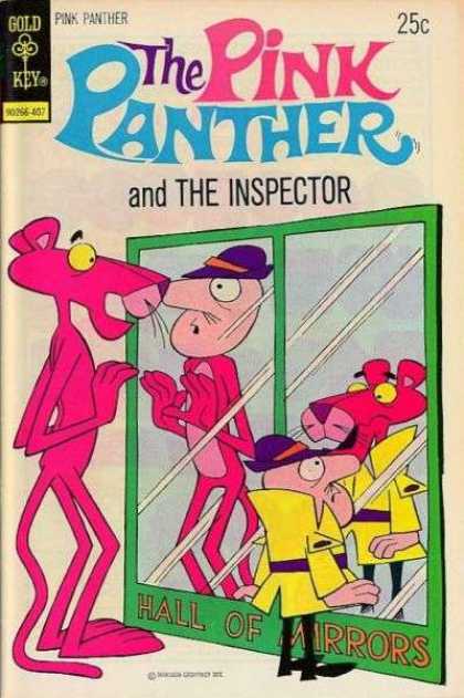 Pink Panther 20 - The Inspector - Hall Of Mirrors - Reflection - Gold Key - Purple Hat
