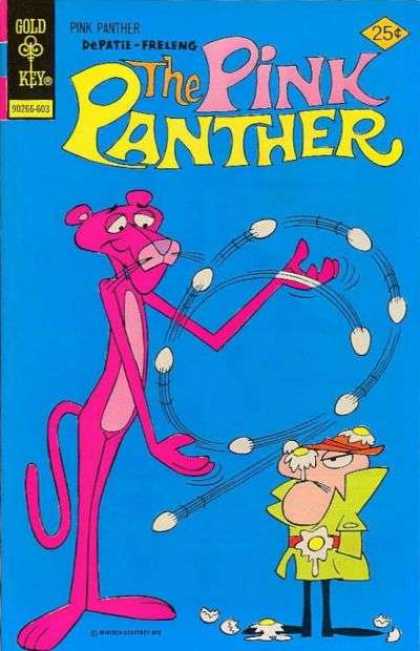 Pink Panther 32 - Juggling - Eggs - Yolks - Eggshells - Trench Coat