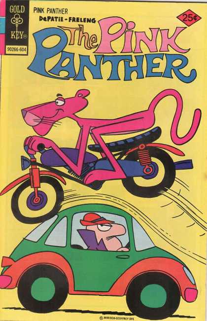Pink Panther 33 - Riding On Top Of Cars - This Way Is Faster - Lets Race - Descreet - Annoyed Part 2