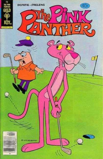 Pink Panther 73 - Depatie - Freleng - Gold Key - Golfing - Golf Ball