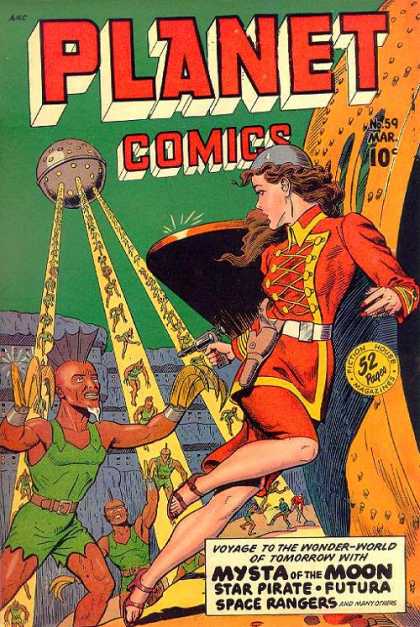 Planet Comics 59 - Sci-fi - Mysta Of The Moon - Star Pirate - Futura - Aliens