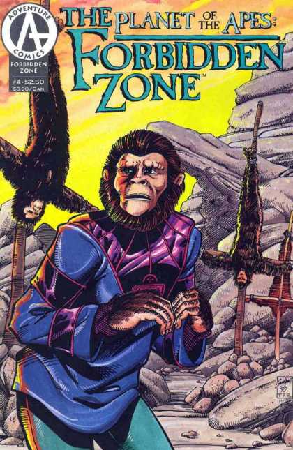 Planet of the Apes: Forbidden Zone 4 - Planet Of The Apes - Adventure Comics - 4 - Forbidden Zone - Crucifixion