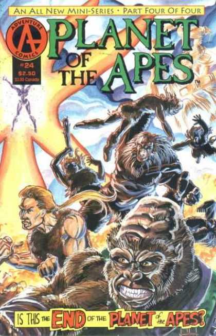 Planet of the Apes 24 - Adventure Comics - An All New Mini Series - Part Four Of Four - Gorilla - Is This The End Of The Planet Of The Apes