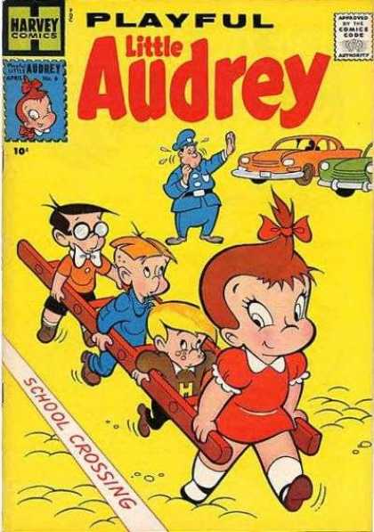 Playful Little Audrey 6 - Cop - Kids - Car - School - Ladder