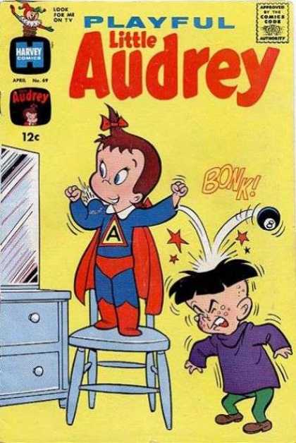 Playful Little Audrey 69 - Harvey - Billiard Ball - Boy - Girl - Mirror