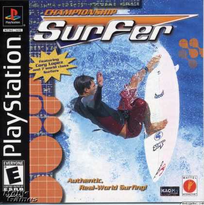 PlayStation Games - Championship Surfer