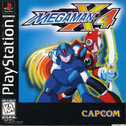 PlayStation Games - Mega Man X4