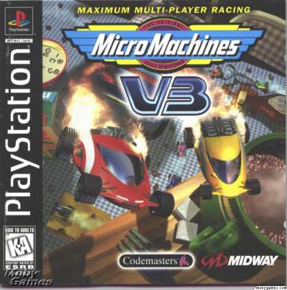 PlayStation Games - Micro Machines V3