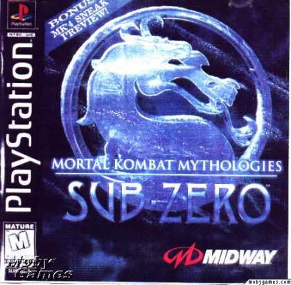 PlayStation Games - Mortal Kombat Mythologies: Sub-Zero