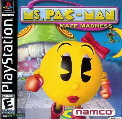 PlayStation Games - Ms. Pac-Man Maze Madness