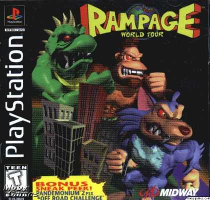 PlayStation Games - Rampage World Tour