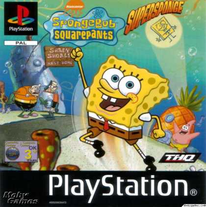 PlayStation Games - SpongeBob SquarePants: SuperSponge