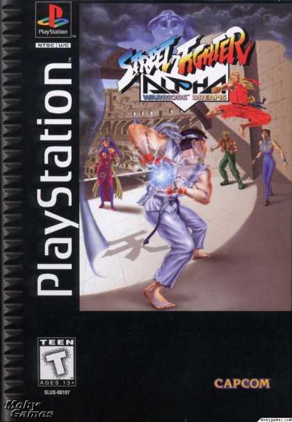 PlayStation Games - Street Fighter Alpha